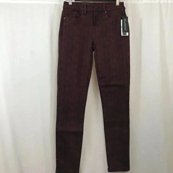 Blank NYC The Reade Crop Skinny Jean Snake Print - Picture 3 of 10